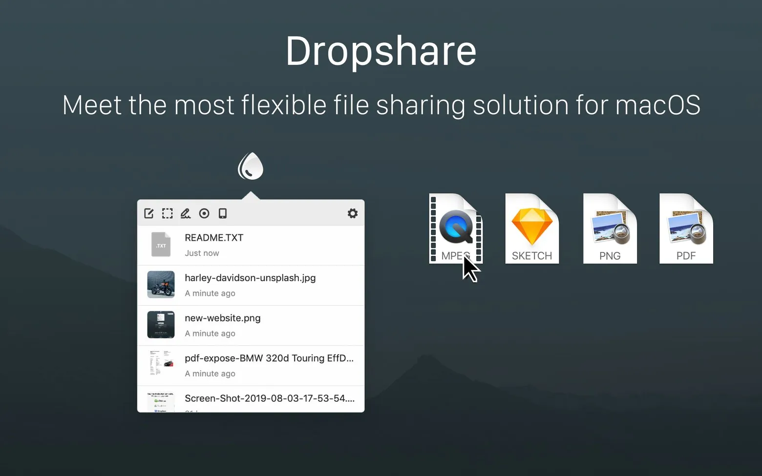 Dropshare 6 screenshot 1
